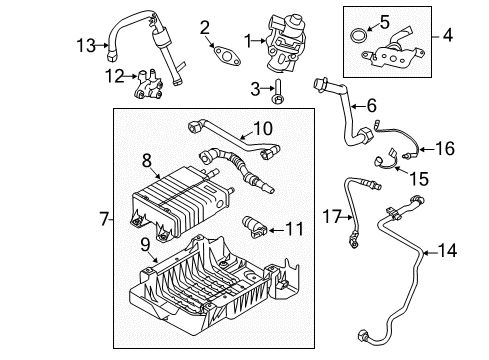 2012 Ford Escape Module - Engine Control - EEC Diagram for AL8Z-12A650-BJF