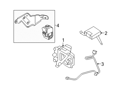 2012 Ford Escape Hybrid Components Diagram