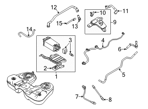 2013 Ford Flex Emission Components Diagram