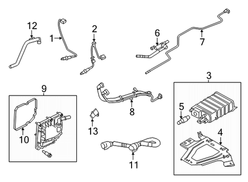 2021 Ford Bronco Emission Components Diagram 1 - Thumbnail