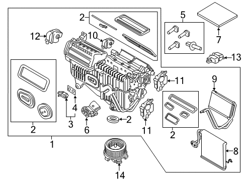 2015 Ford Edge Air Conditioner Diagram 4 - Thumbnail