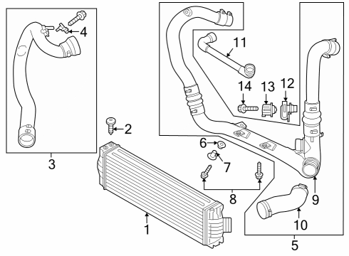 2023 Ford Transit-350 HD Intercooler Diagram