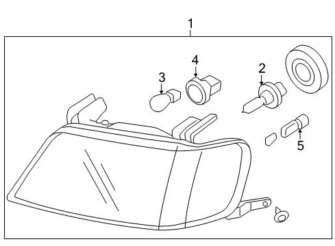 2006 Mercury Mariner Bulbs Diagram 2 - Thumbnail