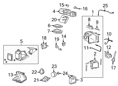 2008 Ford E-350 Super Duty Air Conditioner Diagram for XC4Z-19D990-AA