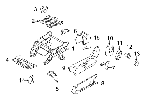 2017 Ford Transit Connect Tracks & Components Diagram 2 - Thumbnail