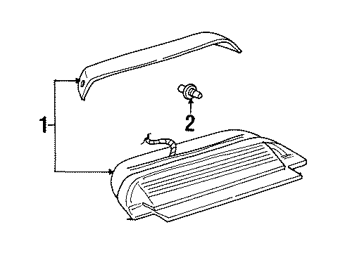 1998 Ford Contour Bulbs Diagram 4 - Thumbnail