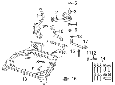 2009 Ford Fusion Arm Assembly - Front Suspension Diagram for 7E5Z-3085-L