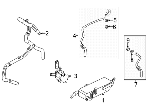 2023 Ford Bronco Sport Trans Oil Cooler Diagram