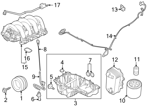 2023 Ford F-350 Super Duty Intake Manifold Diagram