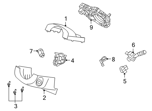 2007 Lincoln MKX Ignition Lock, Electrical Diagram