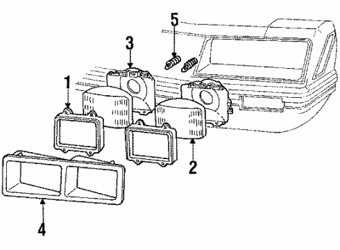 1984 Ford Mustang Bulbs Diagram