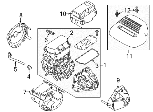 2017 Ford Focus Motor & Components Diagram 1 - Thumbnail