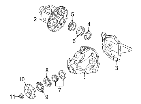 2024 Ford Expedition Carrier & Components - Rear Diagram