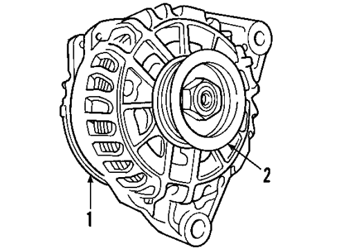 2013 Ford Expedition Alternator Diagram 1 - Thumbnail