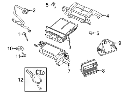 2021 Ford F-150 Ignition System - Diesel Controls Diagram