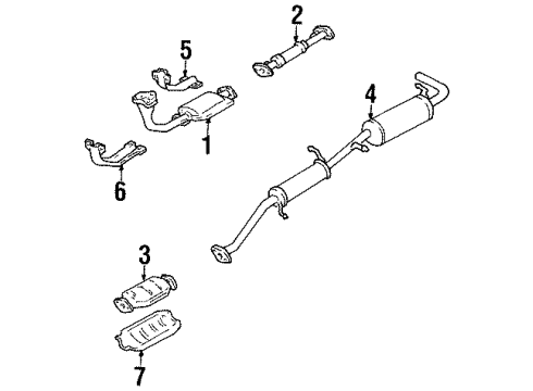 2000 Mercury Villager Gasket Diagram for F3XY-5E281-A