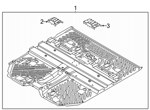 2021 Ford Mustang Mach-E Floor Diagram