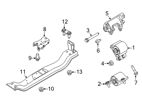 2013 Ford F-250 Super Duty Screw Diagram for -391558-S102