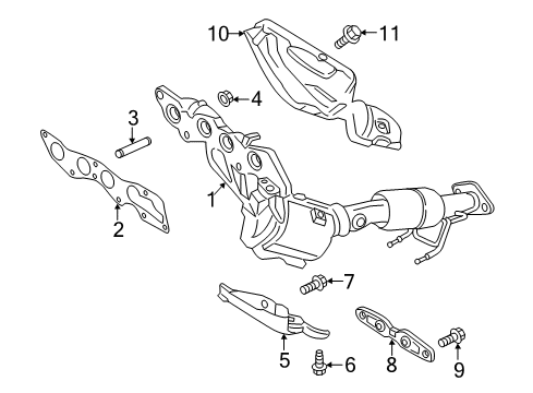 2013 Ford Fusion Exhaust Manifold Diagram 4 - Thumbnail