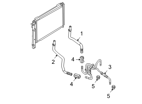 2012 Ford Escape Trans Oil Cooler Lines Diagram 1 - Thumbnail