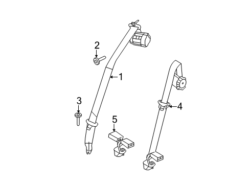 2017 Ford Fiesta Seat Belt Diagram 2 - Thumbnail