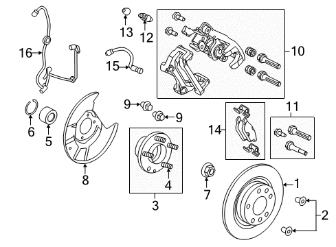 2012 Ford Fusion Anti-Lock Brakes Diagram