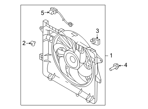 2010 Ford Mustang Cooling System, Radiator, Water Pump, Cooling Fan Diagram