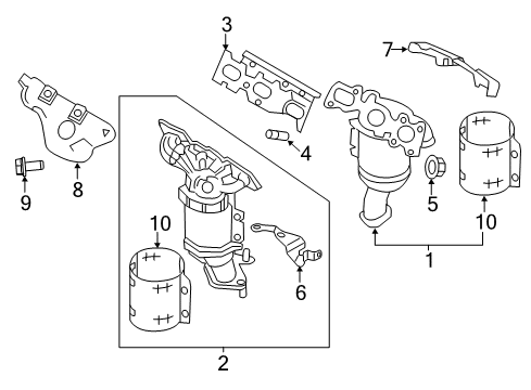 2015 Lincoln MKZ Exhaust Manifold Diagram