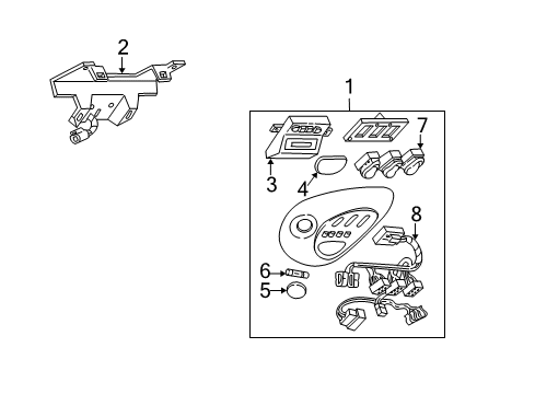 2002 Ford F-150 Overhead Console Diagram