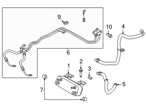 2021 Ford Bronco Trans Oil Cooler Diagram