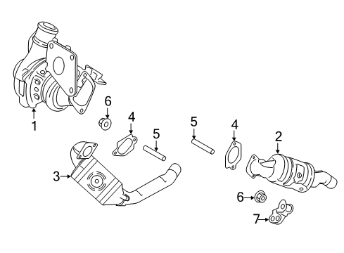 2017 Lincoln MKX Exhaust Manifold Diagram