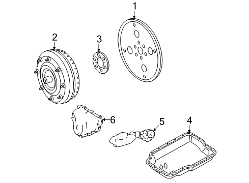 2006 Lincoln Zephyr Transaxle Parts Diagram