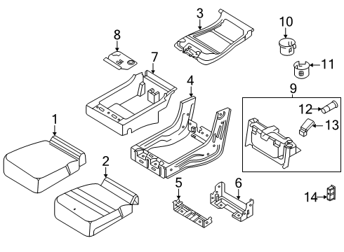 2020 Ford F-150 Handle Diagram for BC3Z-28454A48-AG