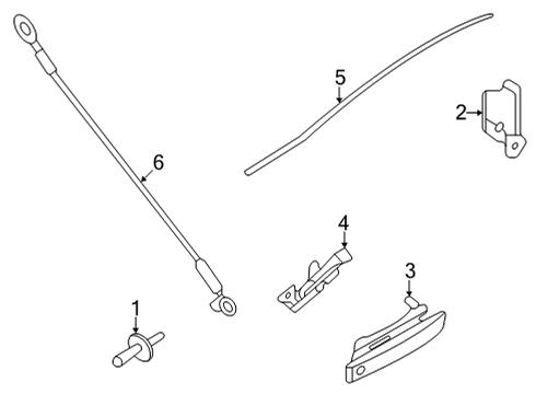 2022 Ford Maverick Tail Gate Diagram