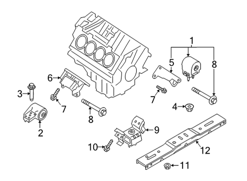 2021 Ford F-150 Automatic Transmission, Transmission Diagram 5 - Thumbnail