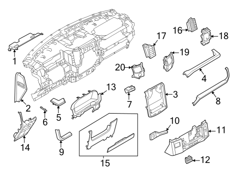 2022 Ford F-150 Lightning CLIP Diagram for -W718896-S439