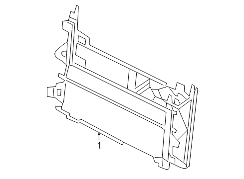 2005 Lincoln LS Power Steering Oil Cooler Diagram 1 - Thumbnail