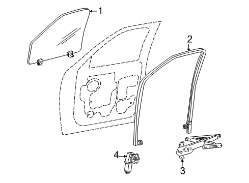 1999 Ford Expedition Front Door Diagram