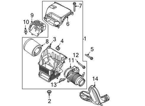 2021 Ford Bronco Air Intake Diagram