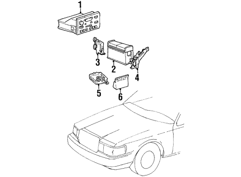 1999 Lincoln Town Car Sound System Diagram