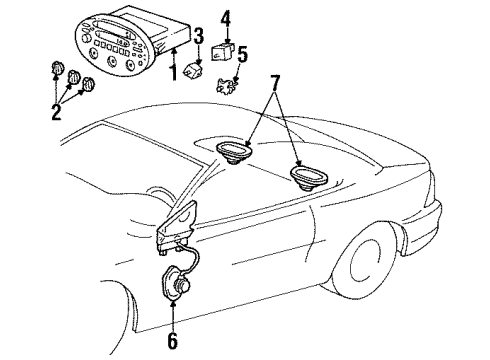 2000 Ford Escort Sound System Diagram 2 - Thumbnail