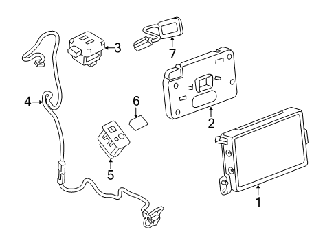 2017 Lincoln Navigator Electrical Components - Instrument Panel Diagram