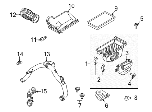 2018 Lincoln MKT Filters Diagram 1 - Thumbnail