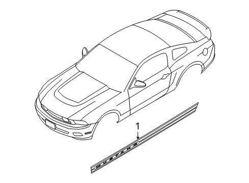 2012 Ford Mustang Stripe Tape Diagram 15 - Thumbnail