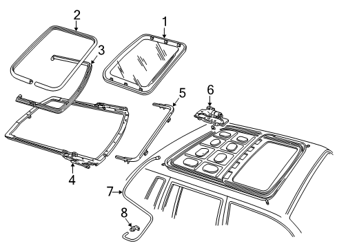 2008 Lincoln Town Car Sunroof Diagram