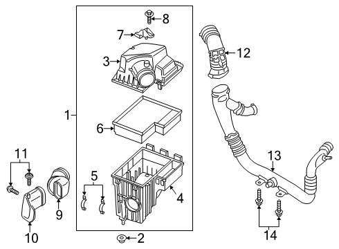 2022 Ford Transit-250 Air Intake Diagram 1 - Thumbnail