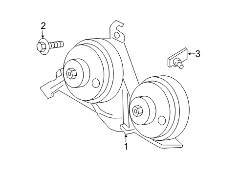 2022 Ford F-250 Super Duty Horn Diagram