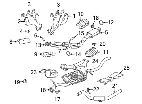 2002 Ford Explorer Exhaust Components Diagram