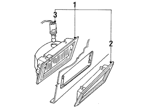 1991 Mercury Grand Marquis Corner Lamps Diagram