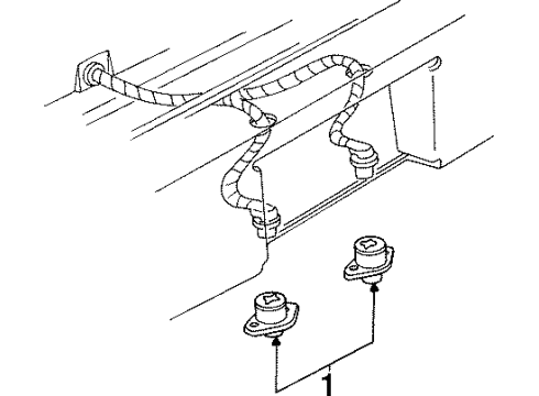 1992 Ford Crown Victoria License Lamps Diagram